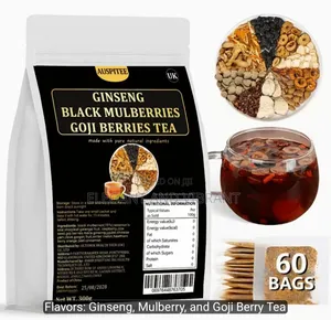 Ginseng, Mulberry & Goji Berry Tea - 60 Packets