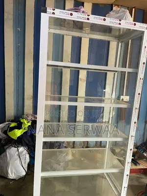 Brand New Glass Showcase with Wheels
