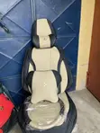 Luxury Beige & Black Executive Seat Covers - Full Set - 2