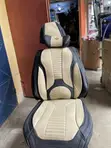 Luxury Beige & Black Executive Seat Covers - Full Set - 3