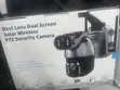 Dual Lens Dual Screen Wireless PTZ Security Camera - 1