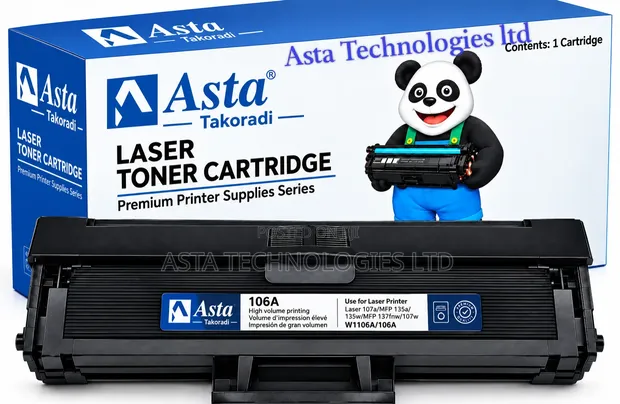Asta Laser Toner Cartridge - 106A (W1106A) - 1