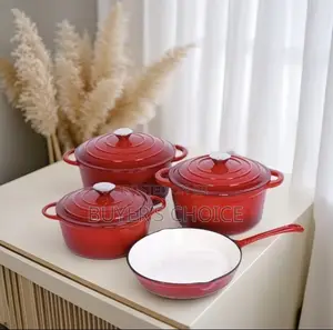 4-Piece Cast Iron Pot Set