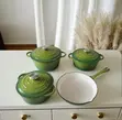 4-Piece Cast Iron Pot Set - 3