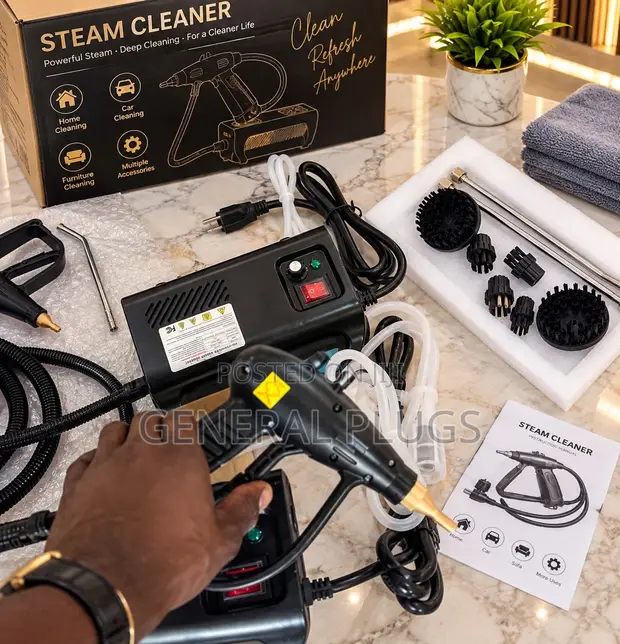 Heavy Duty High Temperature Deep Steamer Cleaner for Cars, AC, Kitchen - 1