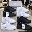 Nike Air Force 1 '07 Low - Triple Black / White Sneakers - 5