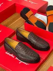 Salvatore Ferragamo Crocodile Leather Loafers - 1