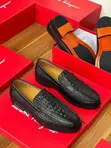 Salvatore Ferragamo Crocodile Leather Loafers - 4