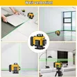 16 Line High Precision Spirit Laser Level Set with Tripod - 2