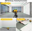 16 Line High Precision Spirit Laser Level Set with Tripod - 3