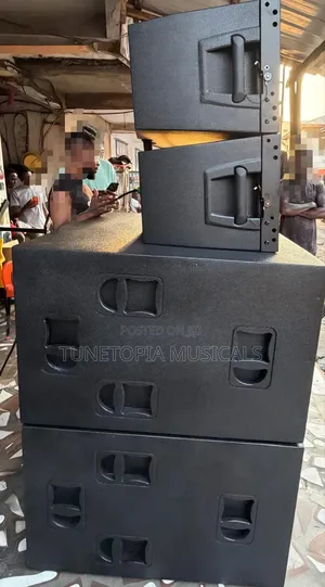 RCF Double Bass & Line Array Speakers (Pair)