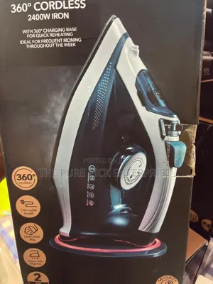 George Home 360 Cordless Steam Iron - White & Gold