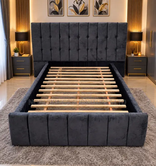 Modern Luxury Double Bed Frame - 1