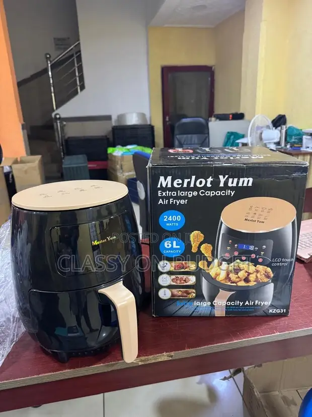 Merlot Yum 6L Digital Air Fryer - 2400W - 1