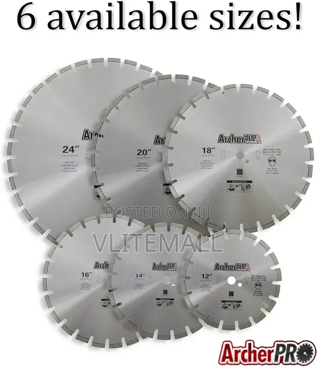 AEMAXX Asphalt Cutting Disc for Road 14" - 1