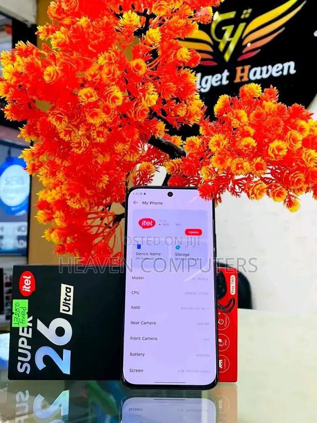 New Itel Super 26 Ultra 128GB Black - 1