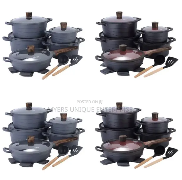 Original DONNOR 15pcs Aluminium Cookware Set - 1