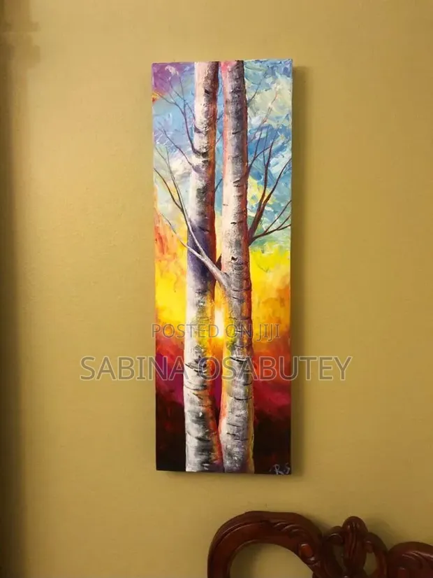 Birch Tree Painting - 1