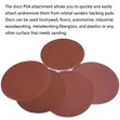 Aeg Sanding Paper Pad 7" P240 Hook and Loop - 1