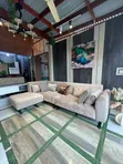 L Shape Sofa Set - Cream - 1