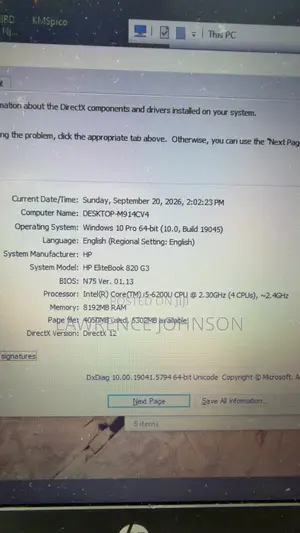 HP EliteBook 820 G3 Laptop - 8GB RAM, 500GB SSD