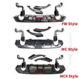 Honda Civic 2016-2022 Rear Bumper Diffuser - 4
