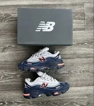 New Balance 1000 Men's Running Shoes - Navy Blue/White/Pink