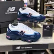 New Balance 1000 Men's Running Shoes - Navy Blue/White/Pink - 2