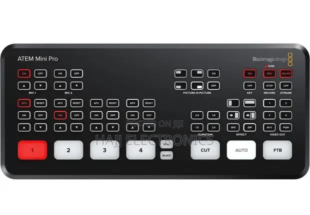 Blackmagic ATEM Mini Pro Live Production Mixer - 1