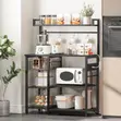 Kitchen Bakers Storage Rack with Power Outlet - 2