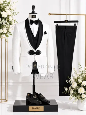 Quality 3-Piece Groom Suit Available