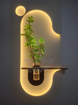 Sandstone LED Green Plant Wall Mural