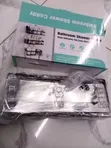 Bathroom Shelf with Soap and Toothbrush Holder - 1
