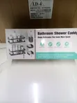 Bathroom Shelf with Soap and Toothbrush Holder - 4