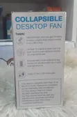 Collapsible Desktop Fan - 14-Inch - 4