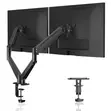 DIOVODER Dual Monitor Stand - Adjustable Desk Mount - 3