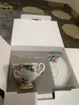 Ceramic Cup with Plate and Spoon Set - 2