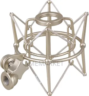 Adjustable Microphone Shock Mount - Silver