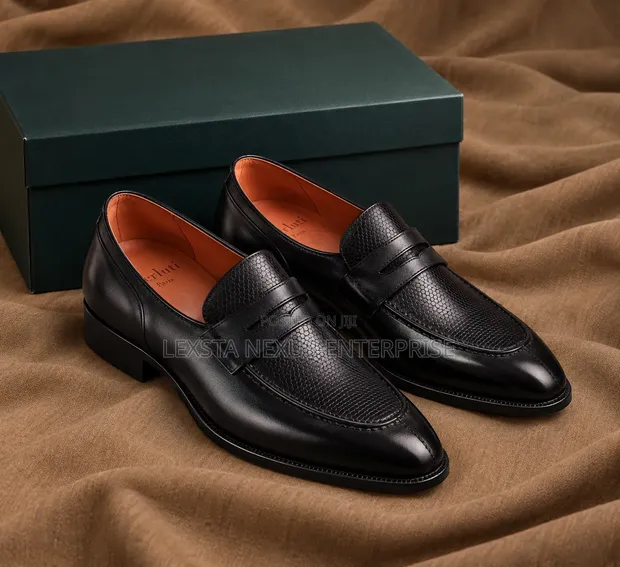 Berluti Black Penny Loafers - 1