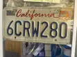 California State License Plate - 2