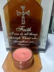 Sentiment Bible Verse Candle Holder - 1