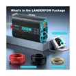 LANDERPOW 3000W Pure Sine Wave Inverter 12V DC to 120V AC - 2