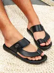 Men's Comfortable Casual Slippers - Black - 2