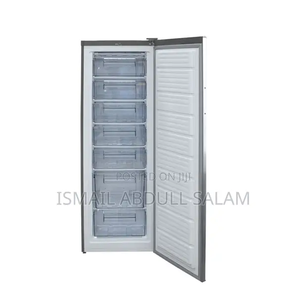 TCL Standing Freezer - 188L, Silver - 1