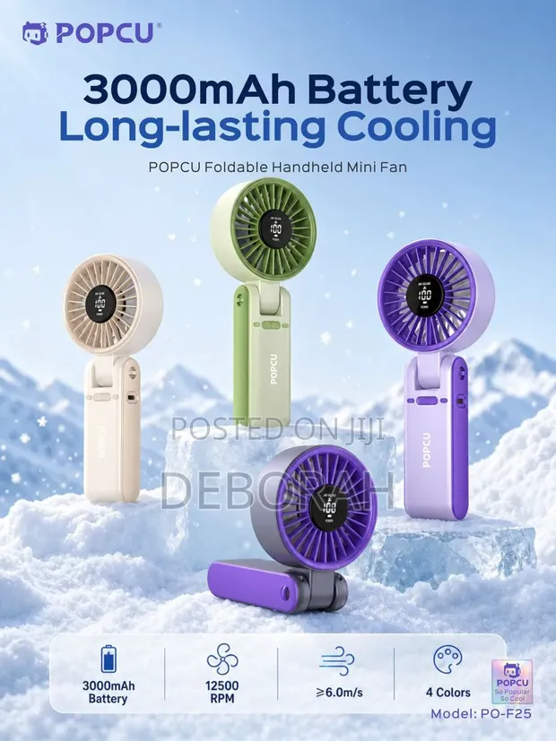 POPCU PO-F25 Foldable Handheld Fan - 1