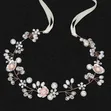 Elegant Bridal/Flower Girl Hair Vine with Faux Pearls - 1
