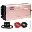 XWJNE 2000W Pure Sine Wave Inverter 12V DC to 110/120V AC - 1