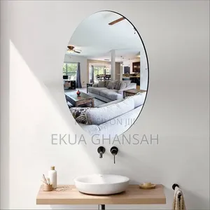 Oval Fibre Mirror - Self Adhesive