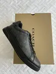 Coach High Line Sneakers - Graphite Black Signature Canvas - 1