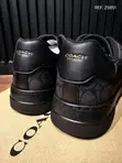 Coach High Line Sneakers - Graphite Black Signature Canvas - 5